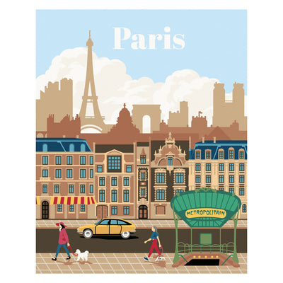 Ravensburger Creart Painting by Number Colorful Paris