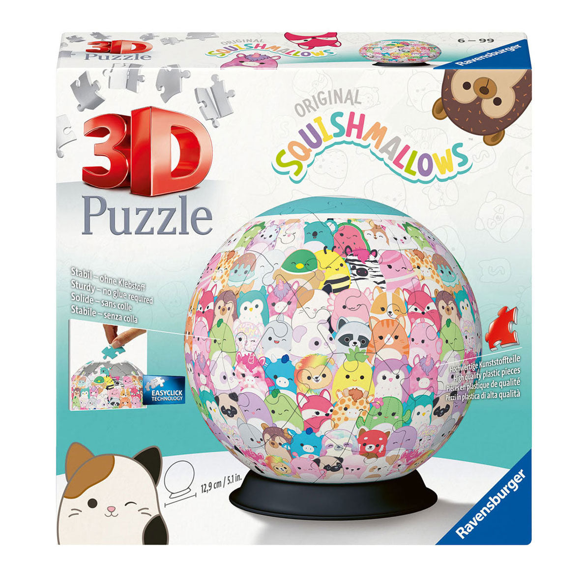 Ravensburger 3d Puzzle Squshmallows 73 pièces