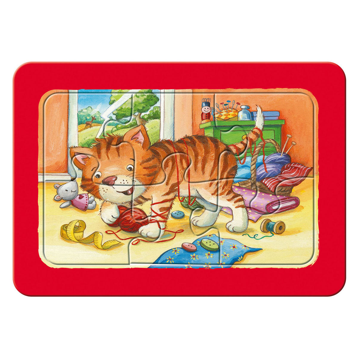 Ravensburger Jigsaw Puzz mes amis animaux, 3x6st.