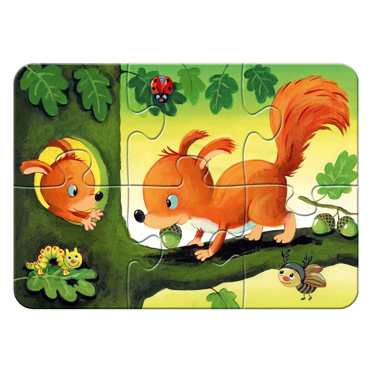 Ravensburger Puzzw Puzzle Small Animal Familles, 4in1