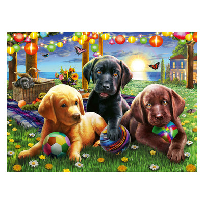 Ravensburger Puzzle Jigsaw XXL Dogs Picnic, 100e.