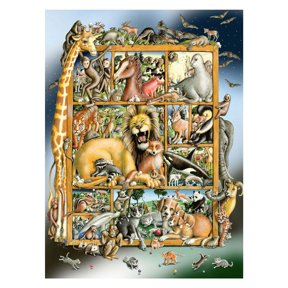 Ravensburger Jigsaw Puzzle XXL Animal Collage, 100e.