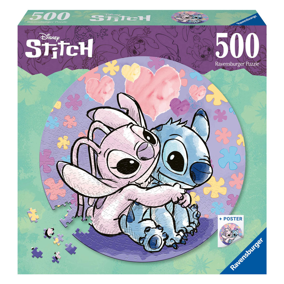 Ravensburger Puzzle Puzzle autour de Stitch, 500e.