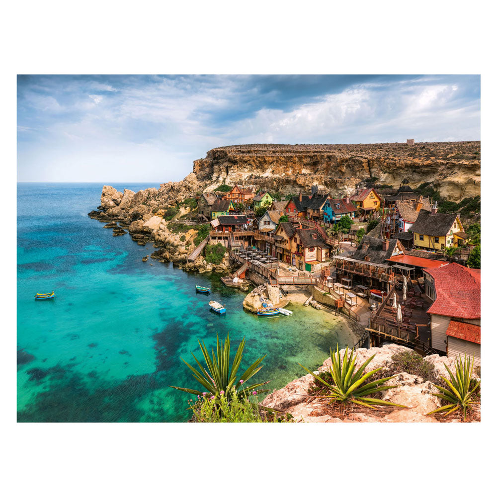 Ravensburger Puzzle Puzzle Popeye Village Malte, 1500e.