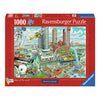 Ravensburger Puzzle Puzzle Fleroux Rotterdam, 1000st.