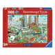 Ravensburger Puzzle Puzzle Fleroux Rotterdam, 1000st.