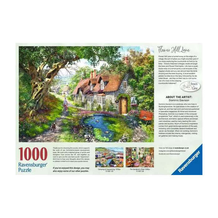 Ravensburger Puzzle Puzzle Flower Hill Hill Lane, 1000st.