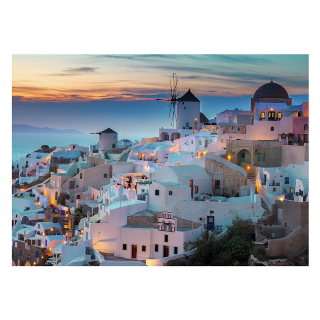 Ravensburger Jigsawn Evening à Santorini, 1000st.
