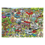 Ravensburger Jigsaw Puzzle Holiday Resort 1: Le camping, 1000st. - afbeelding 2