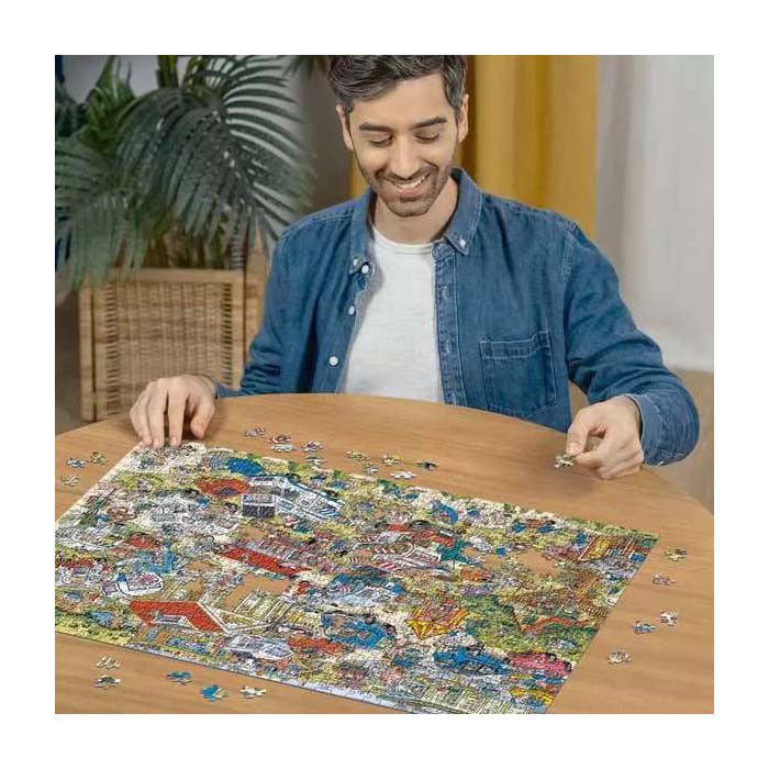 Ravensburger Jigsaw Puzzle Holiday Resort 1: Le camping, 1000st.