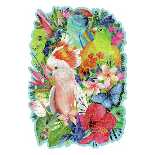 Ravensburger Puzzle en bois en bois beaux oiseaux, 300e.