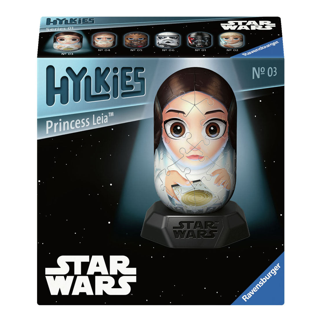 Ravensburger 3d Puzzle Hylkies Star Wars Leia, 54e.
