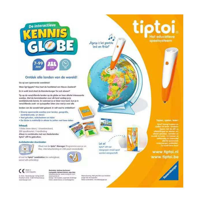 Ravensburger Tiptoi le globe de connaissance interactive