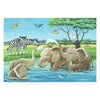 Ravensburger Jigsaw Puzzle Young Animals du monde entier, 2x12 PCS.