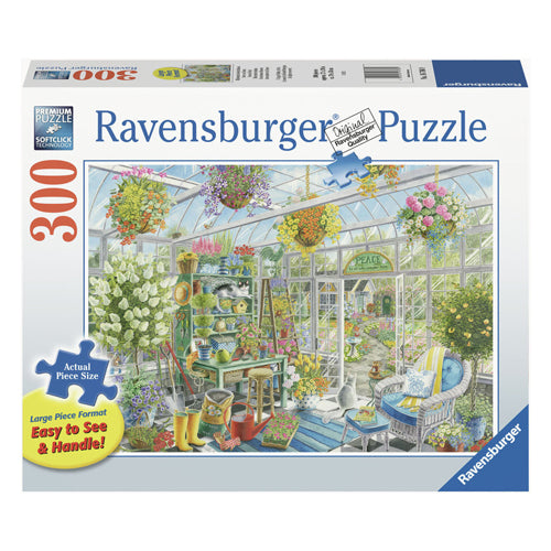 Ravensburger Puzzw Puzzle Flowering Garden Greenhouse, 300st.