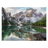 Ravensburger Jigsaw Puzzle Landsages italiens Lake Braies, 1500e.