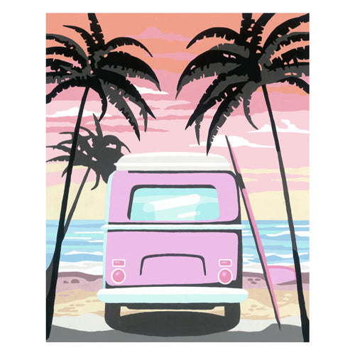 Ravensburger Creart Painting by Song Beach Life