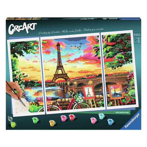 Ravensburger Creart Painting by Song Paris Reflections