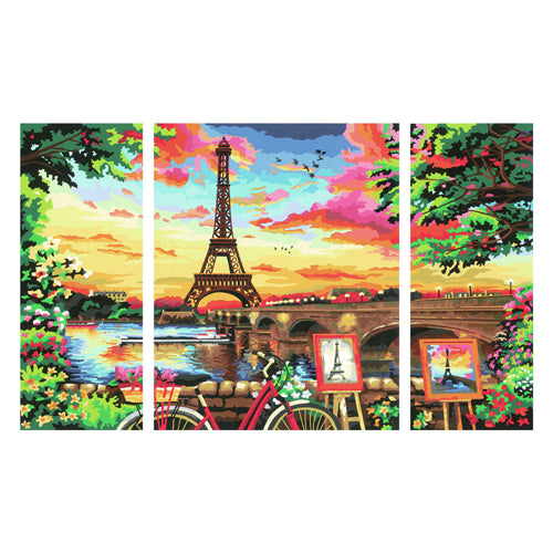 Ravensburger Creart Painting by Song Paris Reflections