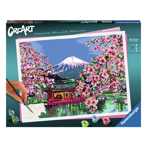 Ravensburger Creart peinture sur la chanson en fleur de cerisier japonaise