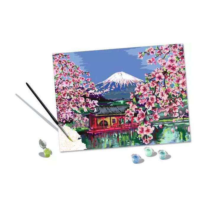Ravensburger Creart peinture sur la chanson en fleur de cerisier japonaise