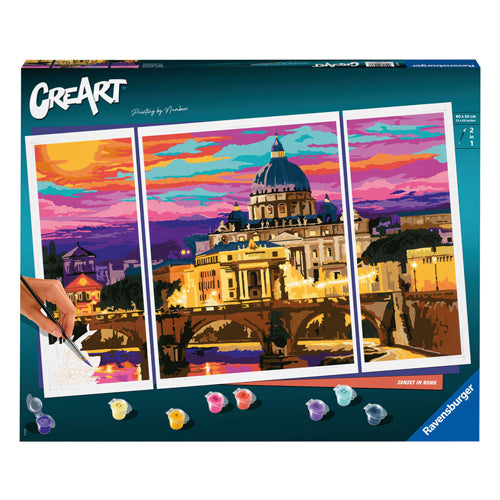Ravensburger Creart peinture sur Number Sunset à Rome