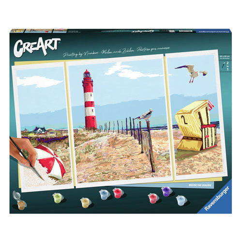 Ravensburger Creart peinture sur la chanson à côté du bord de la mer