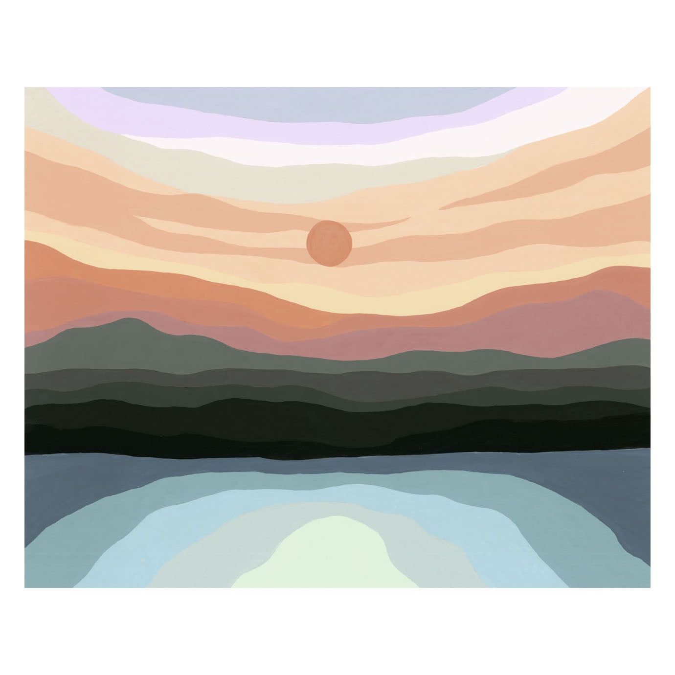Ravensburger Creart peinture sur un paysage minimaliste minimaliste