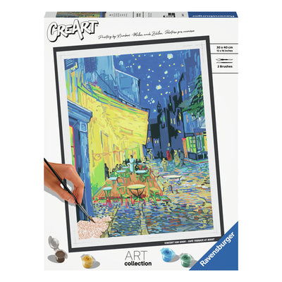 Ravensburger Creart peinture au numéro Cafe Terrace Van Gogh