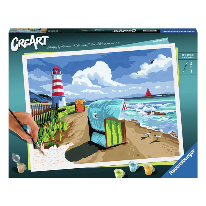 Ravensburger Creart peinture en chant en chanson sur la mer Baltique