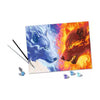Ravensburger Creart peinture au numéro de feu et de glace