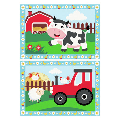 Ravensburger Creart peinture sur un tracteur numéro avec des paysages