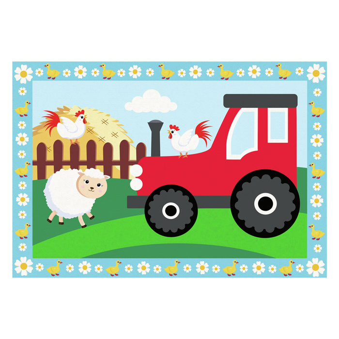 Ravensburger Creart peinture sur un tracteur numéro avec des paysages