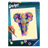 Ravensburger Creart Painting by Number Elephant - afbeelding 1