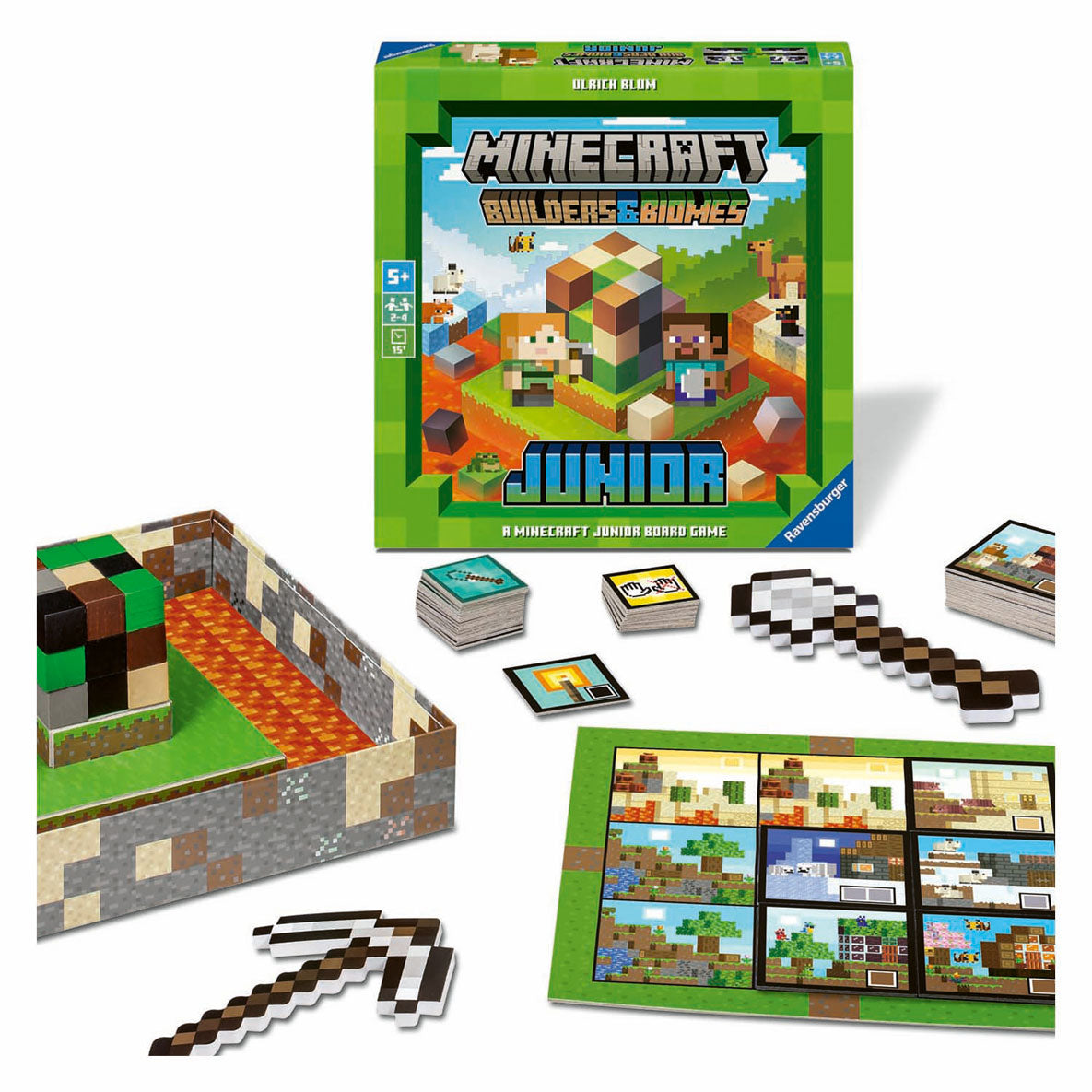 Ravensburger Minecraft Builder et Bimoes Kinderpelen Junior