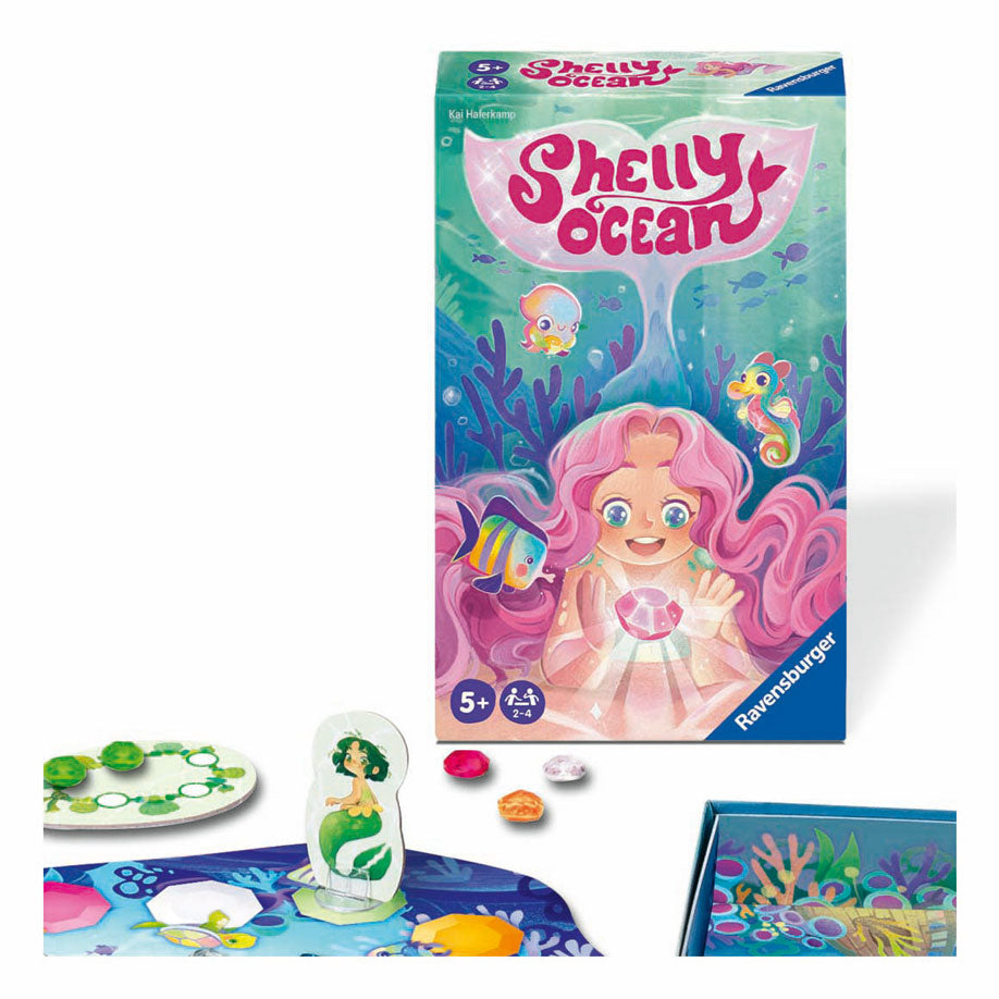 Game de voyage de poche de l'océan Shelly Ravensburger Shelly