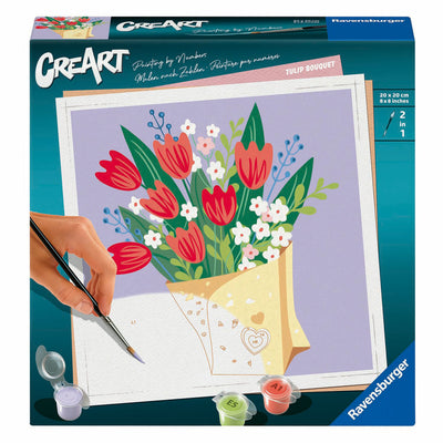 Ravensburger Creart Painting by Number - Tulpen Bouquet