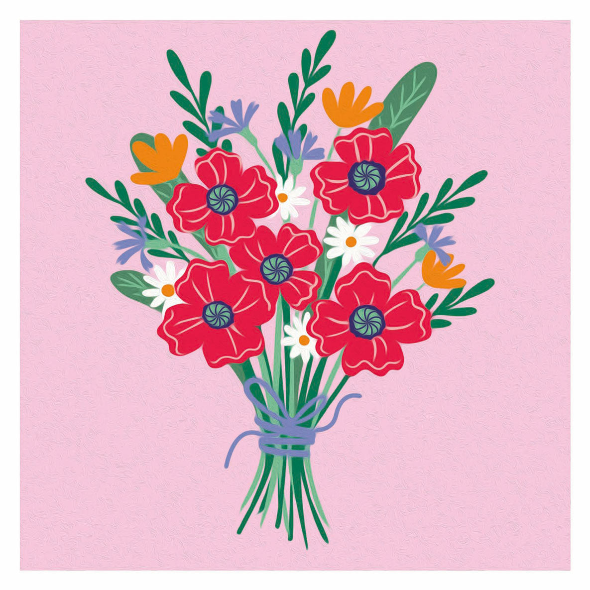 Ravensburger Creart Painting by Number - Poppies Bouquet