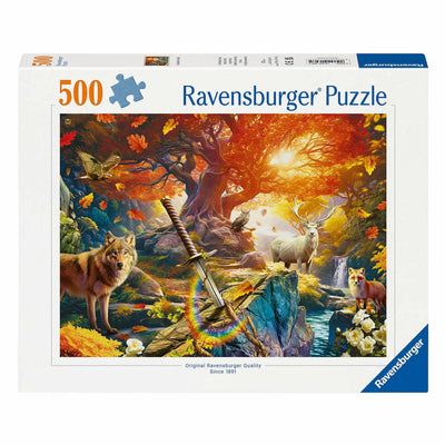 Ravensburger Puzzle la forêt d'Excalibur, 500e.