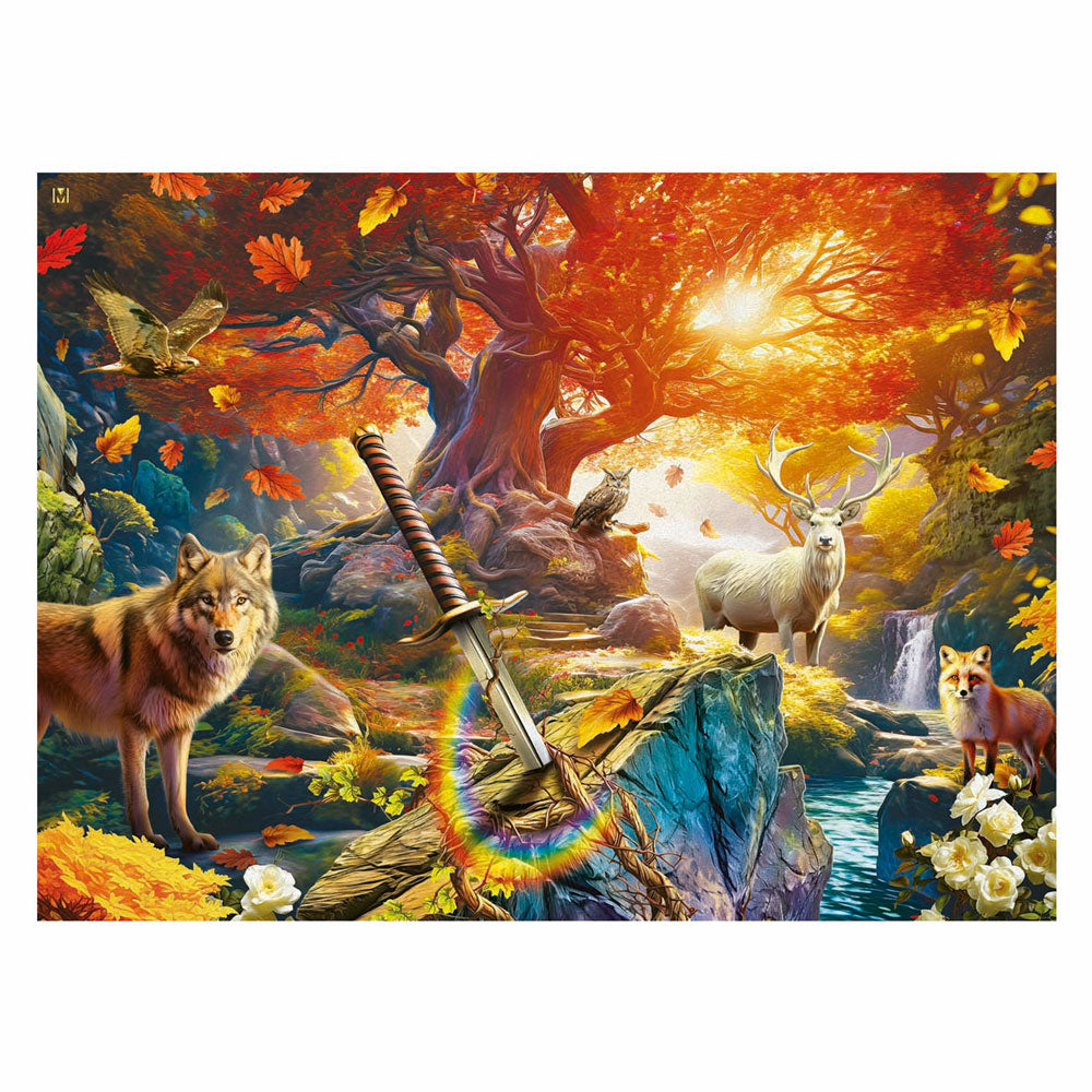 Ravensburger Puzzle la forêt d'Excalibur, 500e.