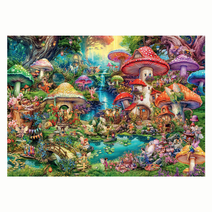 Ravensburger Puzzle Puzzle Merry Mushroom Village, 1000st.
