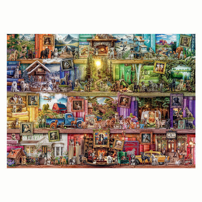 Ravensburger Puzzle la bibliothèque de chiens 1000 pièces