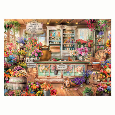 Ravensburger Puzzle All Seasons Flowershop 1000 pièces