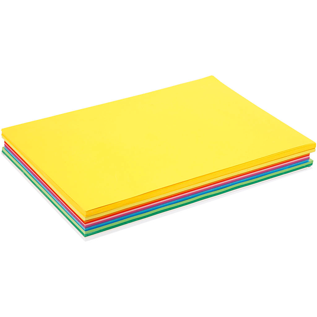 Carton ressort Colortime, a3, feuille 297x420 mm, 180 gr, différentes couleurs, 300 feuilles diverses 1 boîte