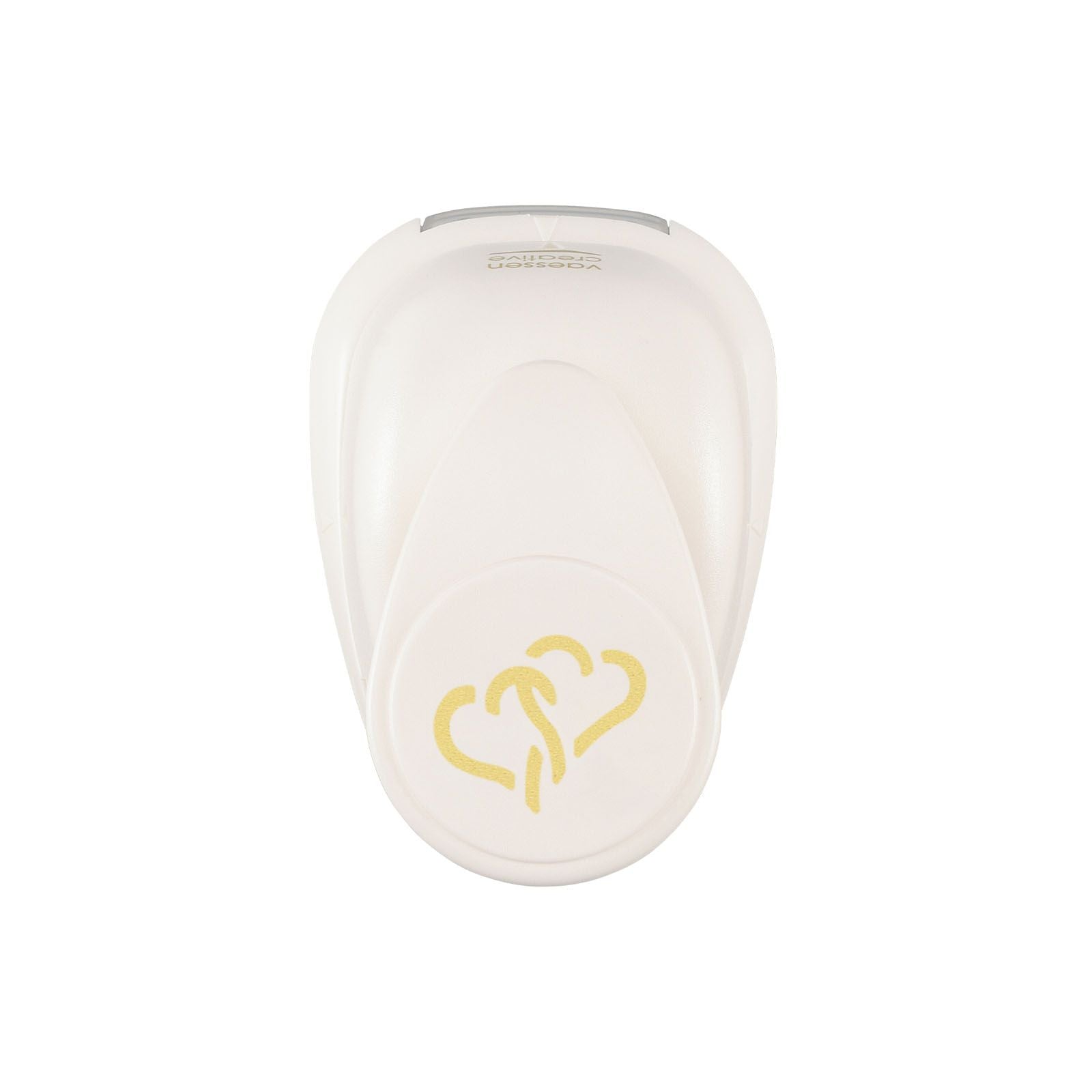 Vaessen creative • figurine punch 2 coeurs moyen