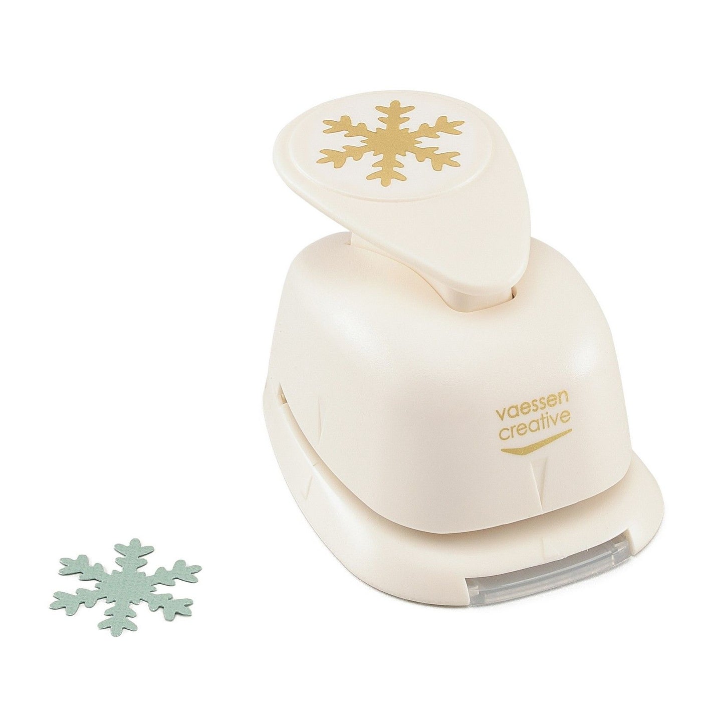 Vaessen creative • figurine punch flocon de neige glacial merveille médium