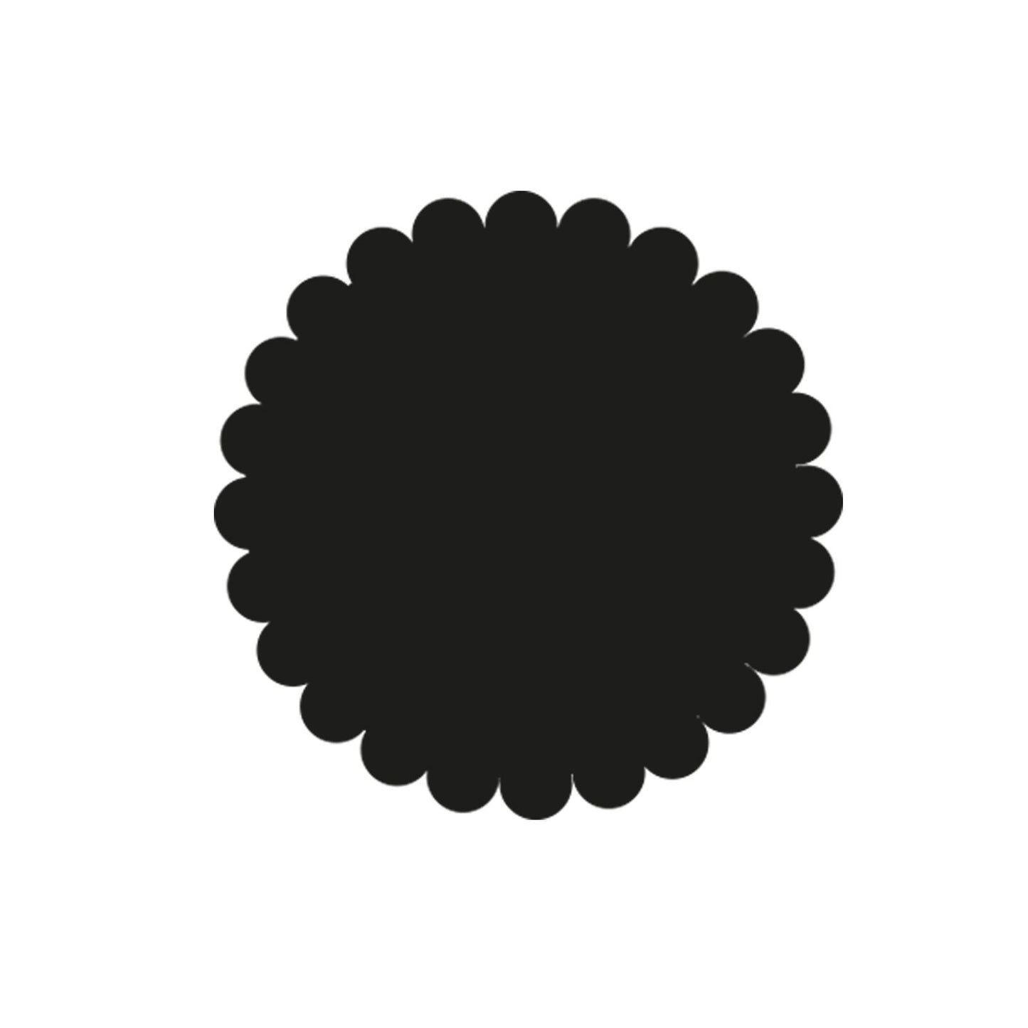 Vaessen creative • figure poinçon cercle festonné moyen