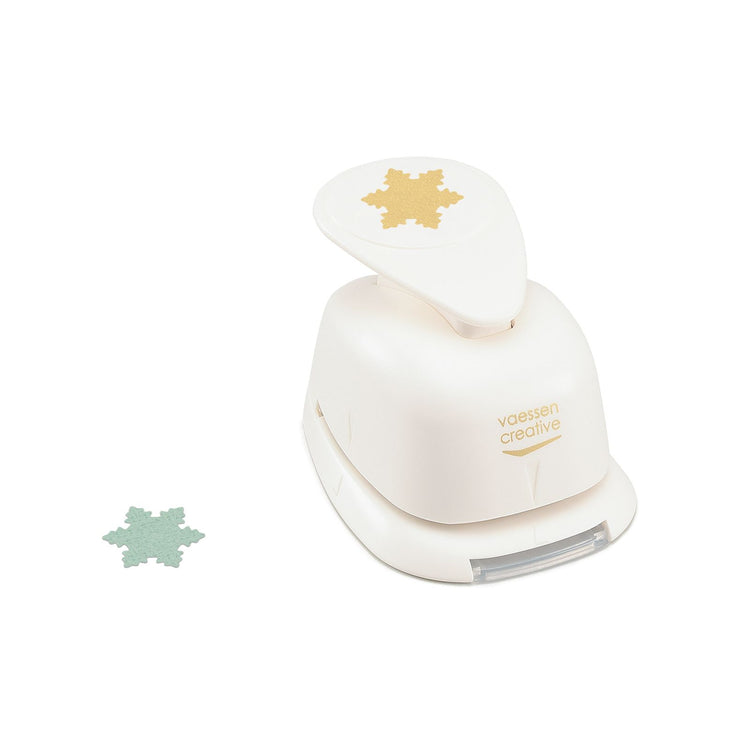 Vaessen creative • figurine perforatrice flocon de neige moyen ø2,5cm