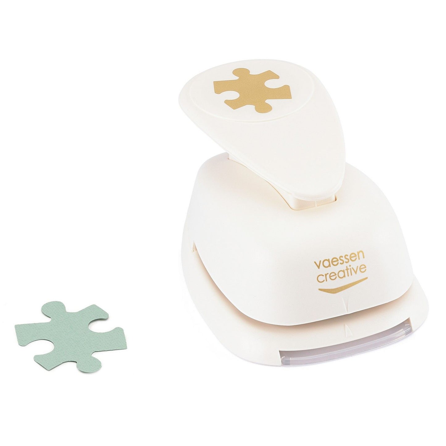 Vaessen creative • figurine perforatrice pièce de puzzle jumbo