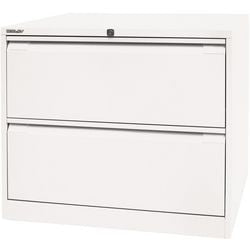 Classeur bisley df2696 blanc signalisation 2 tiroirs